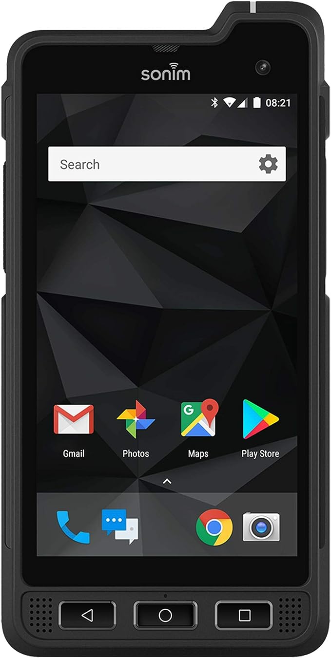 Sonim XP8 XP8800 Dual-SIM 64GB IP68/IP69 (GSM Only, No CDMA) Factory Unlocked 4G/LTE Rugged Smartphone (Black) - International Version