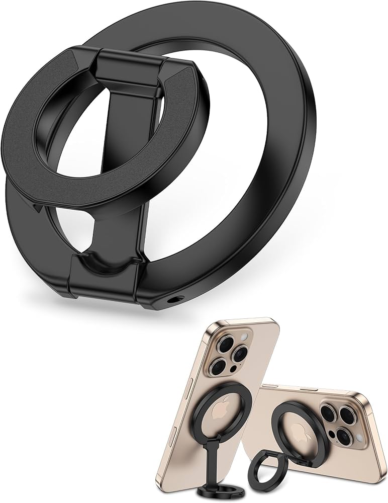 Magnetic Ring Holder - Black