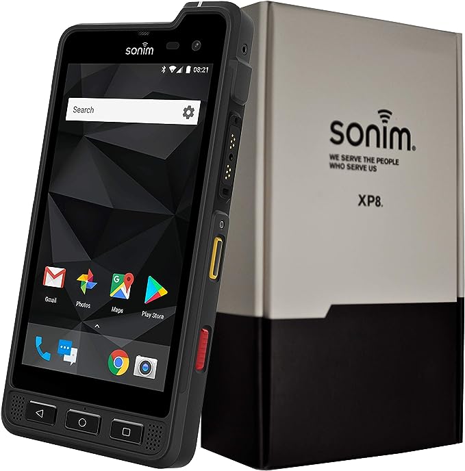 Sonim XP8 XP8800 Dual-SIM 64GB IP68/IP69 (GSM Only, No CDMA) Factory Unlocked 4G/LTE Rugged Smartphone (Black) - International Version