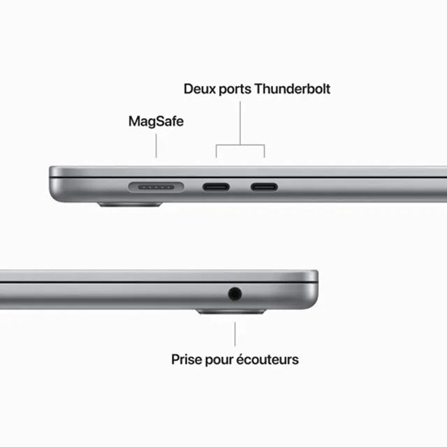 Open Box - Apple MacBook Air 15" w/ Touch ID (2023) - Space Grey (Apple M2 Chip / 256GB SSD / 8GB RAM) - English