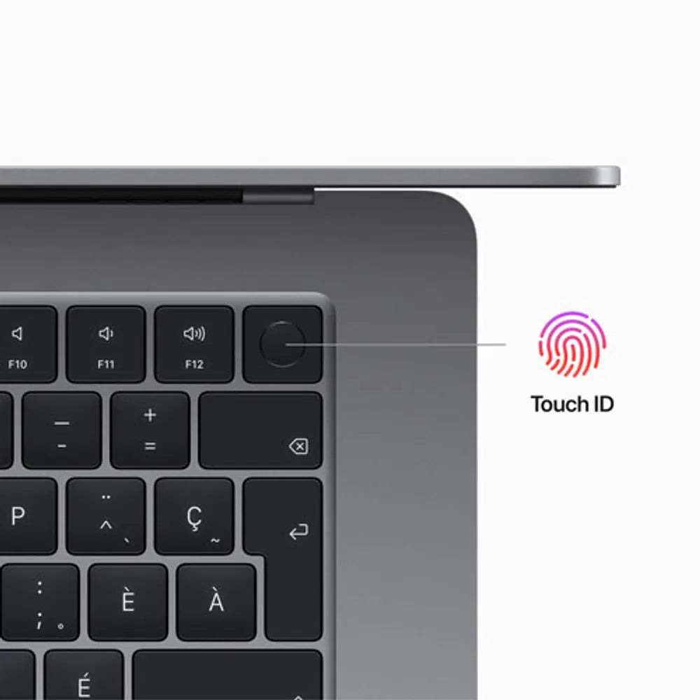 Open Box - Apple MacBook Air 15" w/ Touch ID (2023) - Space Grey (Apple M2 Chip / 256GB SSD / 8GB RAM) - English