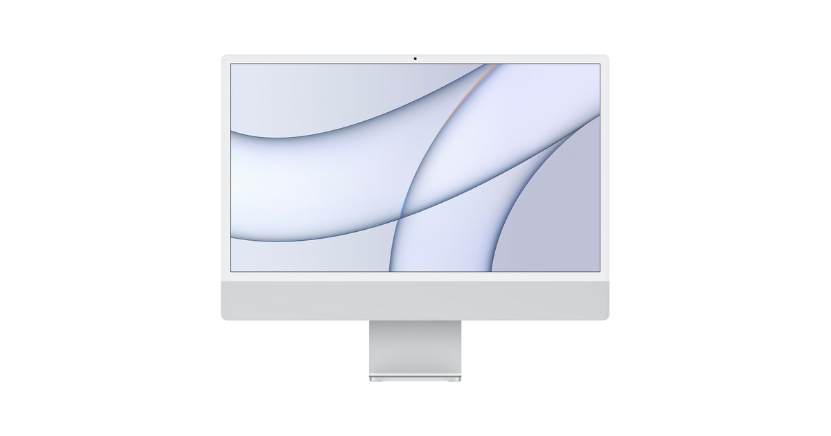 Refurbished (Excellent) - Apple iMac 24" (Spring 2021) - Silver (Apple M1 Chip/8-Core GPU/2TB SSD/16GB RAM) - En